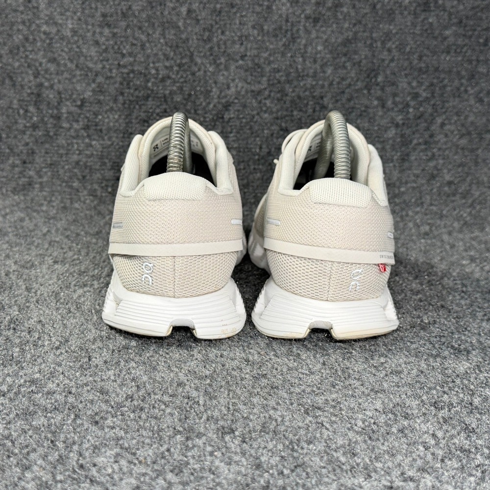 On Running Cloud 5 Shoes Women's 9.5 Pearl White Cream Athletic Training Sneaker - Picture 5 of 12
